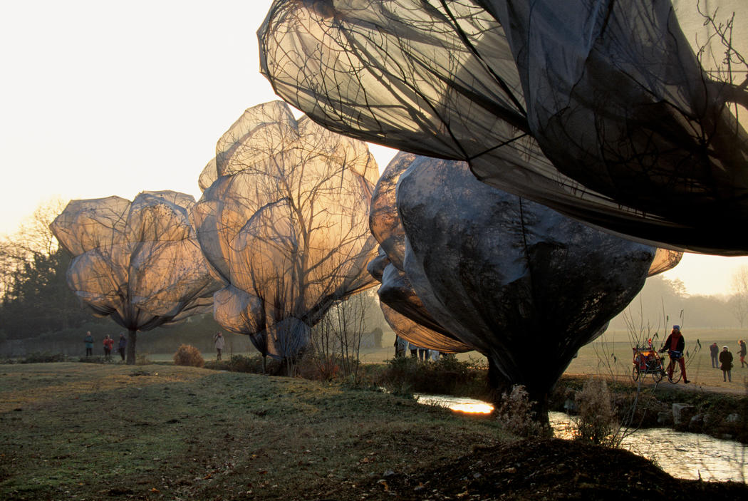  Christo and Jeanne-Claude Wrapped Trees